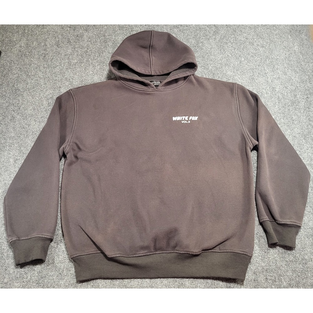 White Fox Offstage Hoodie Shadow Vol 3 Oversized Black Hoodie Size M/L